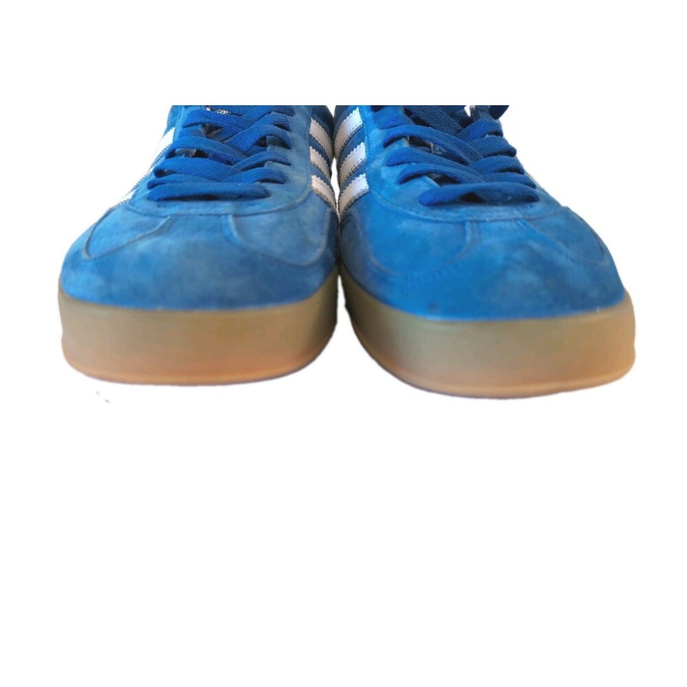Adidas Originals Gazelle Blue Suede Gum Sole Sneakers Size 11.5 - Picture 11 of 11